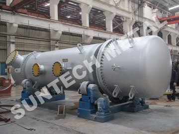 China Het BladWarmtewisselaar van de roestvrij staal316l Dubbele Buis 25 Ton Gewichts leverancier