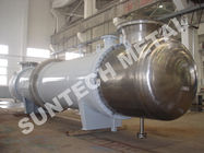 China Shell-Buiscondensator voor PTA, Chemisch Procesmateriaal van Titaniumgr.2 Koeler bedrijf