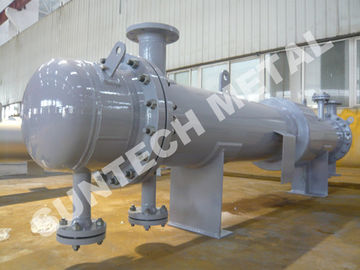 China Verbindende Koelere Shell en Buistype Condensator 110sqm 800mm Lengte fabriek
